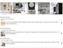 Tablet Screenshot of mysweetsavannahblog.com